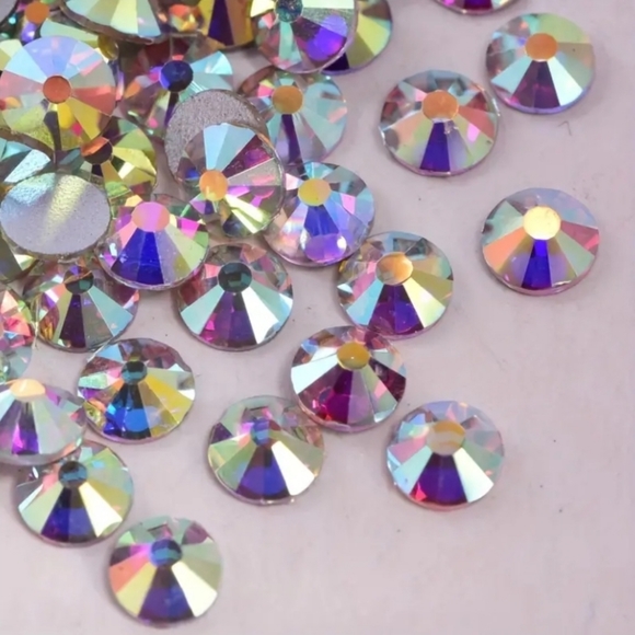 2 for $10 200X Crystal Rhinestones AB Flatback, nail supplies, craft supplies - Picture 2 of 3